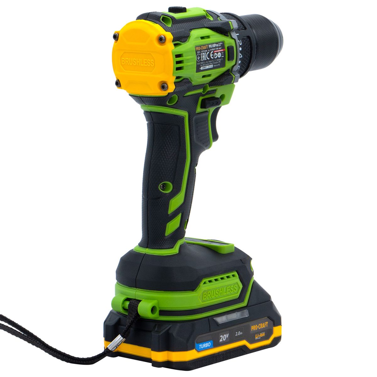 Шуруповерт Procraft PA18Pro (з 1 АКБ 2Аг)