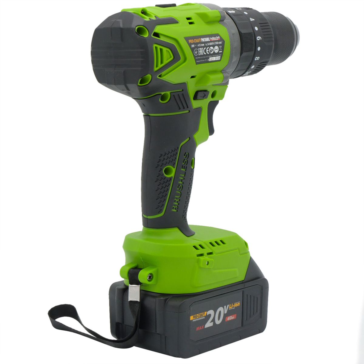 Шуруповерт Procraft PA18BL Universal Extra (без акб та зп)