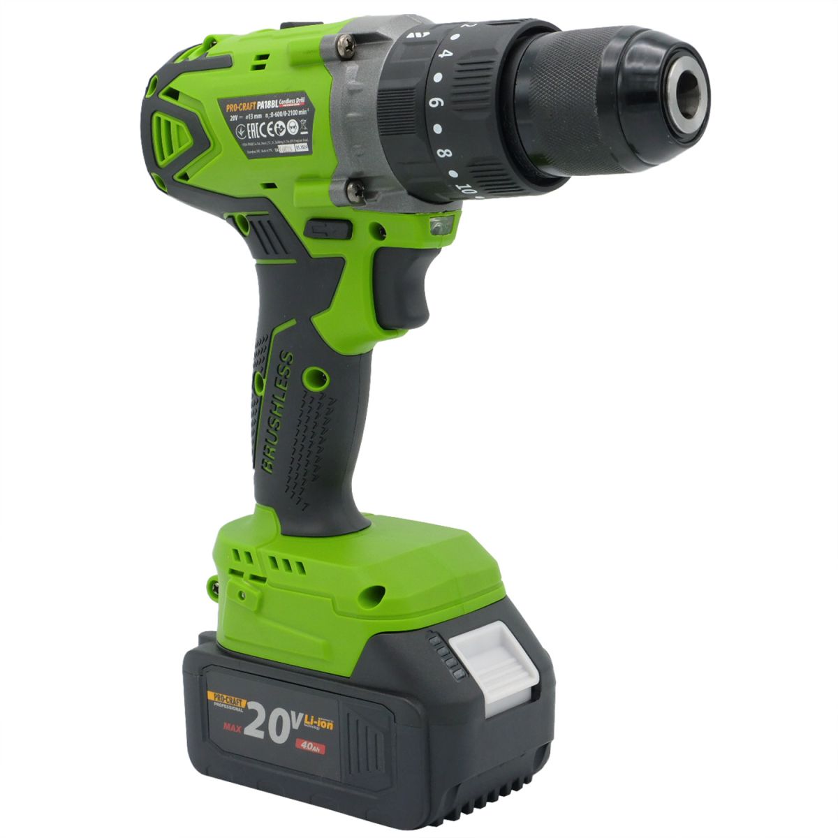 Шуруповерт Procraft PA18BL Universal Extra (без акб та зп)