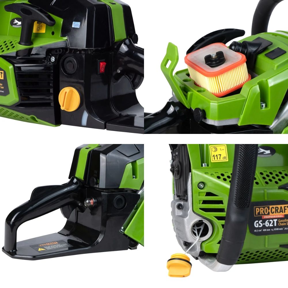 Бензопила Procraft GS-62T (2025)