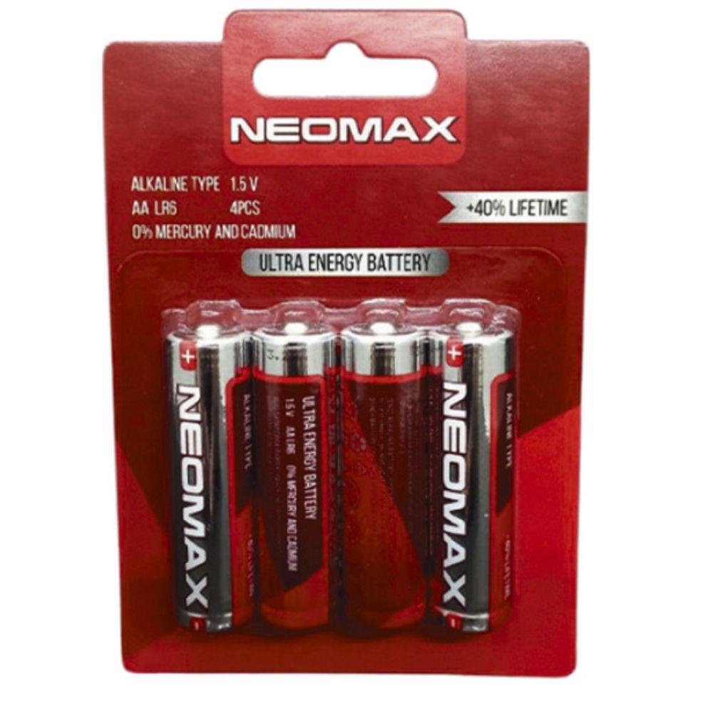 Батарейка NEOMAX LR03/AAA лужна (Alkaline) у блістері (4 шт/уп) NXBA3A-4B