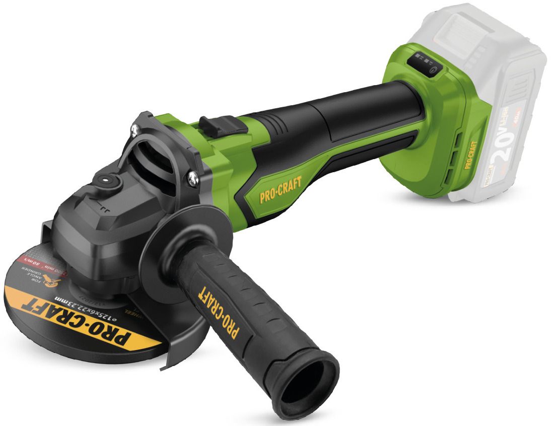 Акумуляторна болгарка Procraft PGA22 (без акб та зп)