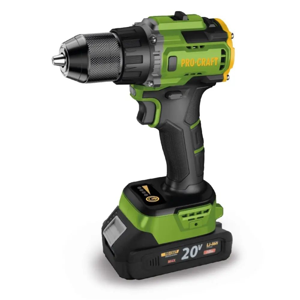 Шуруповерт Procraft PA18LiH (з 1 акб і зп)