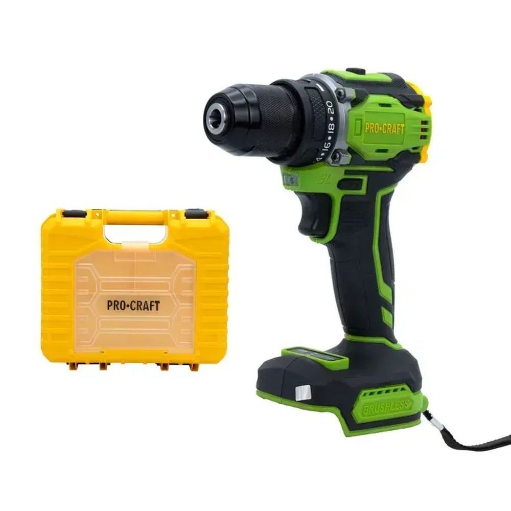 Шуруповерт Procraft PA18 PRO BL (без акб та зп)