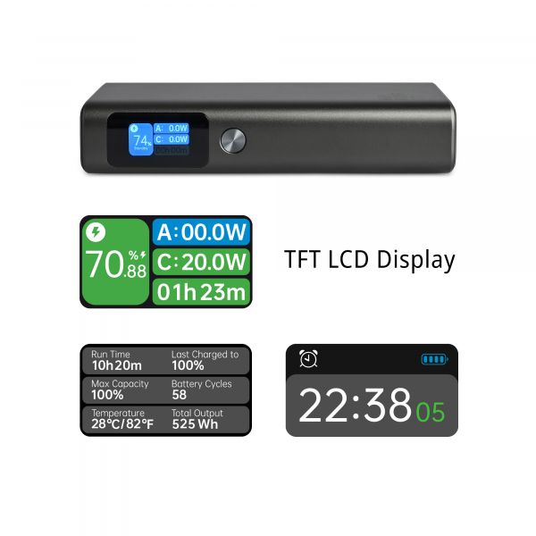 Повербанк 20000mAh VIDEX VPB-323 PD100W Black