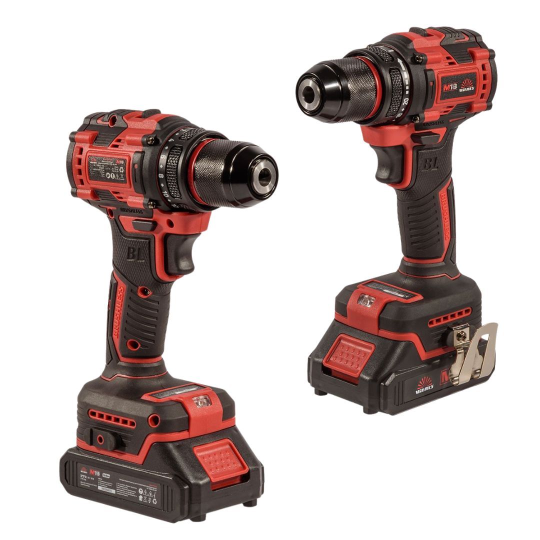 Дриль-шуруповерт акумуляторний Vitals Master AU 1832c BL Kit+