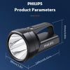 Ліхтарик Philips з батареєю, що перезаряджається