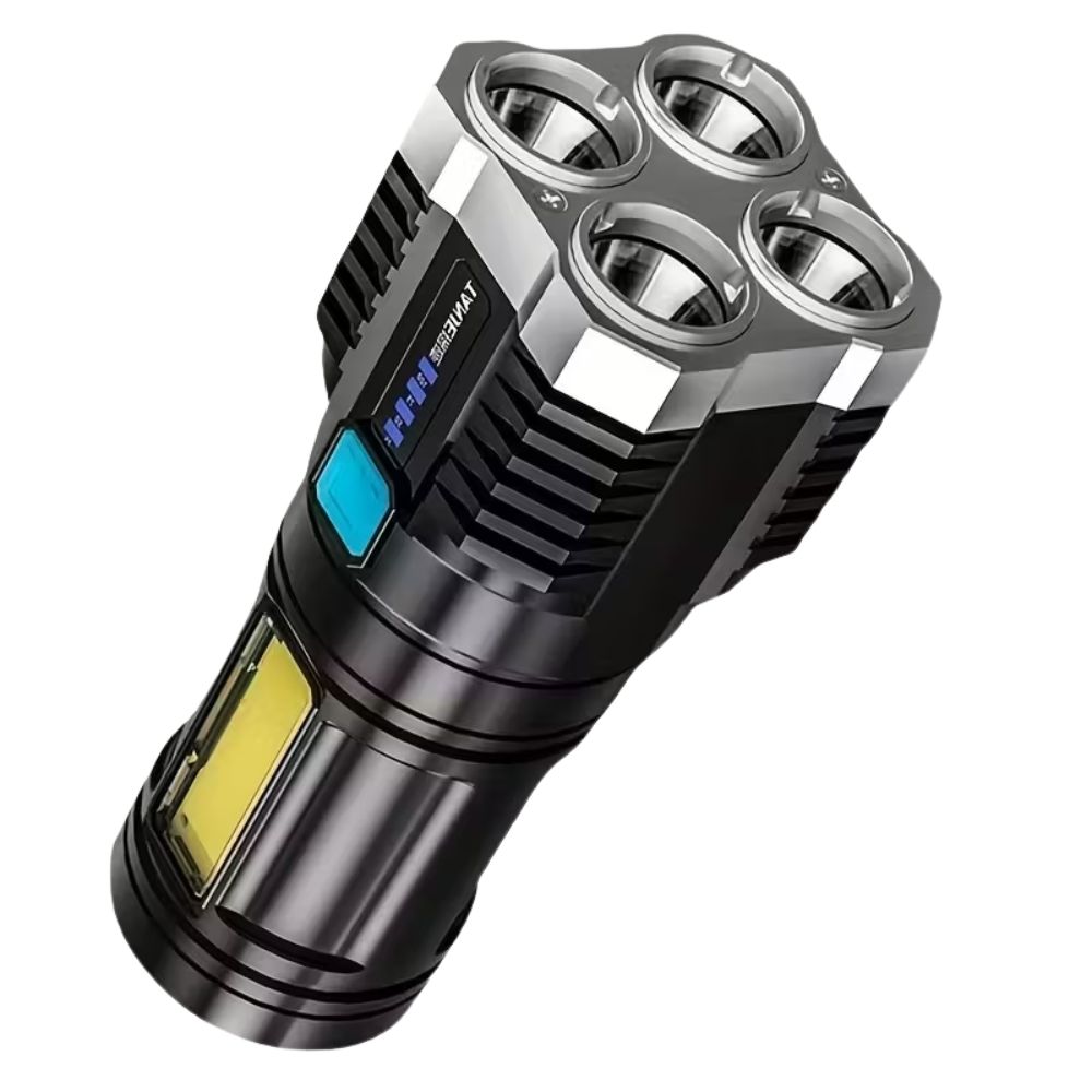 Акумуляторний LED ліхтар - 4 світлодіоди