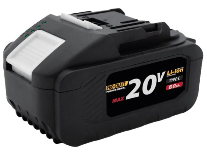 Акумуляторна батарея Procraft Battery20/8C 8 Аг Type-C