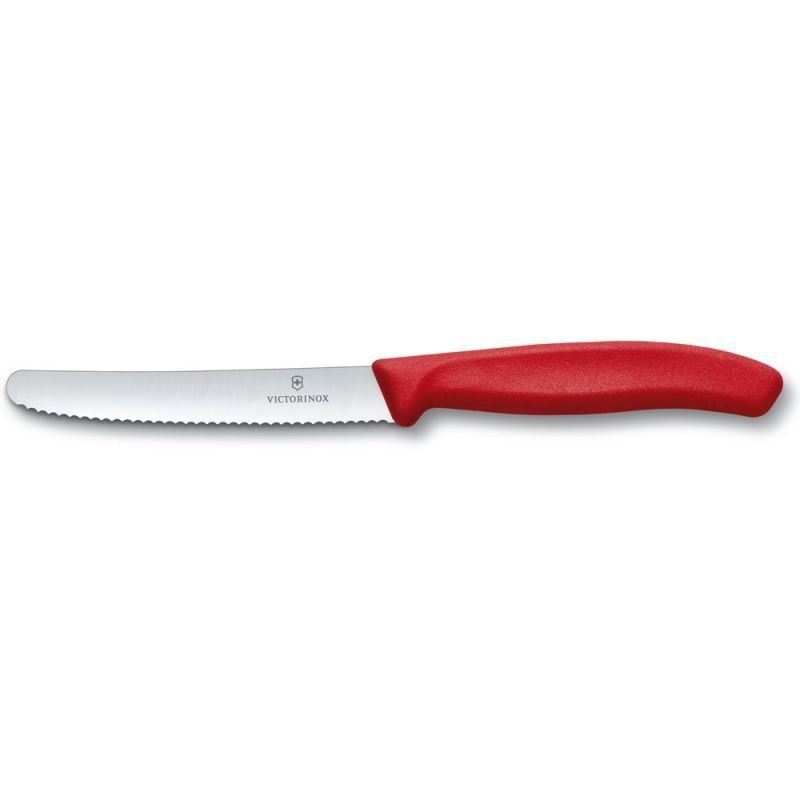Набір кухонний Victorinox SwissClassic Kitchen Set 4шт з черв. ручкою (2 ножа, ножиці, овочечистка)