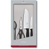Набір кухонний Victorinox SwissClassic Kitchen Set 4шт з чорн. ручкою (2 ножа, ножиці, овочечистка)