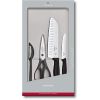 Набір кухонний Victorinox SwissClassic Kitchen Set 4шт з чорн. ручкою (2 ножа, ножиці, овочечистка)