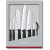 Набір кухонний Victorinox SwissClassic Kitchen Set 7шт з чорн. ручкою (5 ножів, виделка, овочечистка