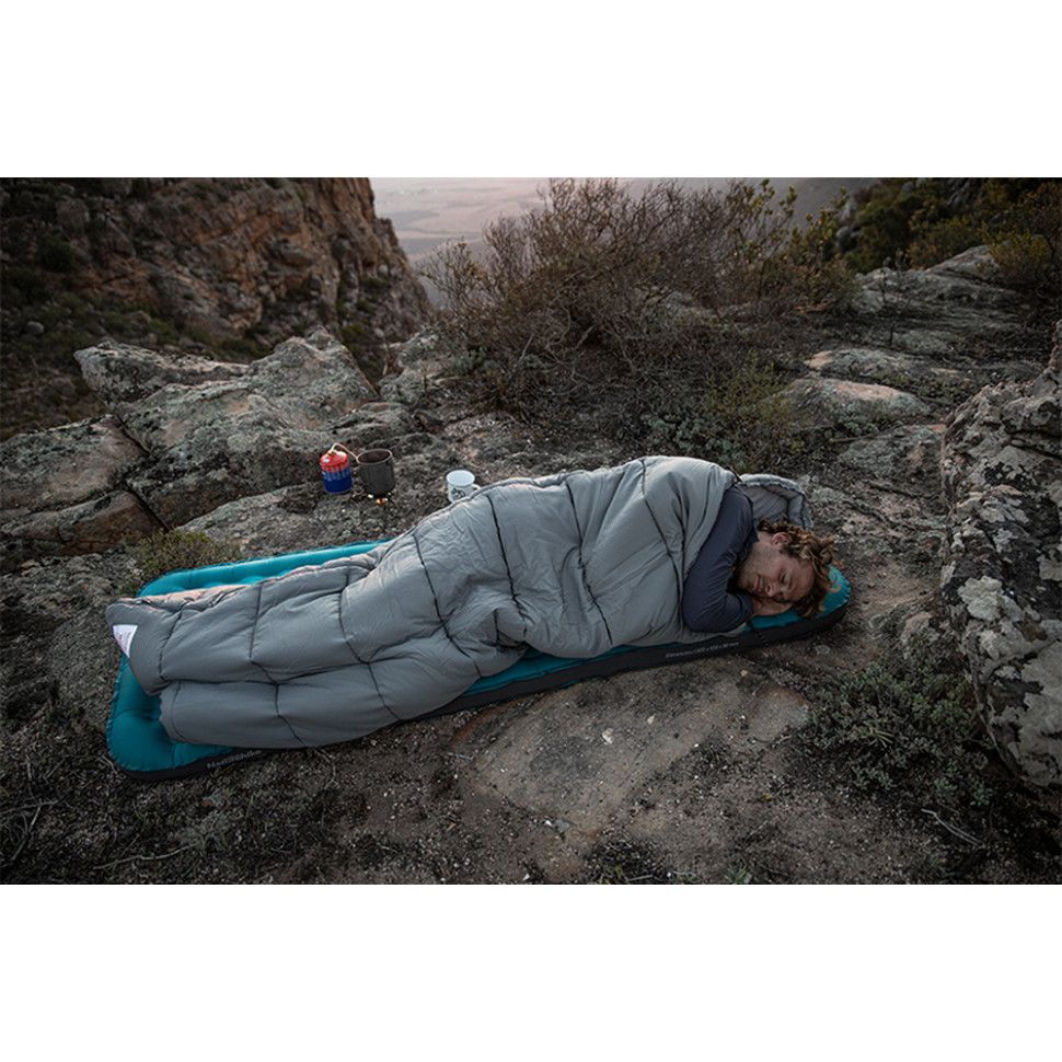 Спальний мішок з капюшоном із звичайним мішком для зберігання Naturehike M300 CNK2350WS023, сірий, п