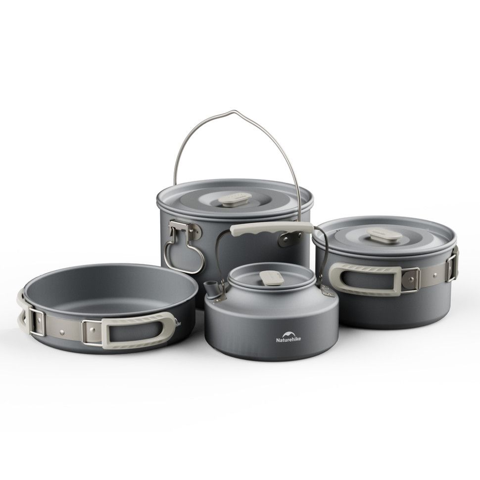 Каструля Naturehike CNK2450CF010, 1.7 л, алюміній