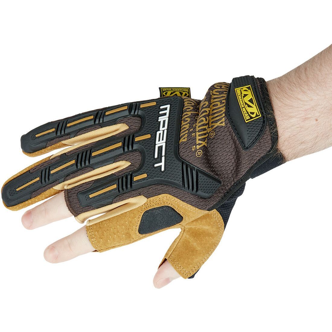 Рукавички Mechanix M-Pact Framer Leather M brown
