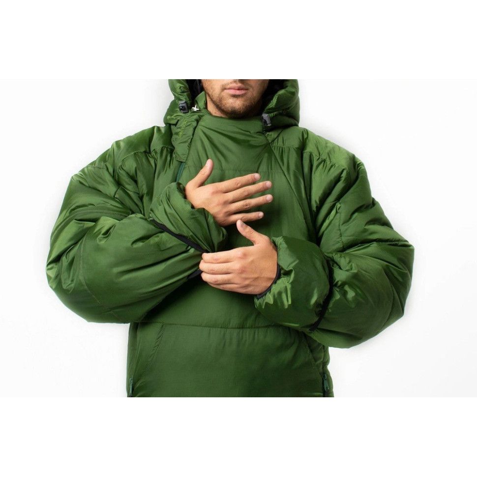 Спальний мішок, що надівається Selkbag ORIGINAL, розмір L, зелений