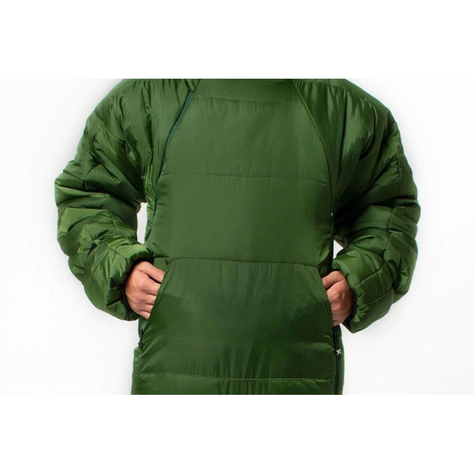 Спальний мішок, що надівається Selkbag ORIGINAL, розмір L, зелений