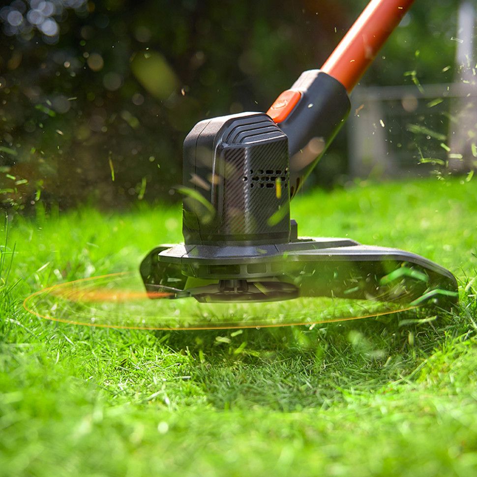 Акумуляторна газонокосарка тример Litheli, живлення від павербанку (УМБ Litheli Power Bank 10000 mAh