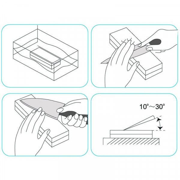 Точильний камінь Risam RW212 зернистість 240, 1000 водний