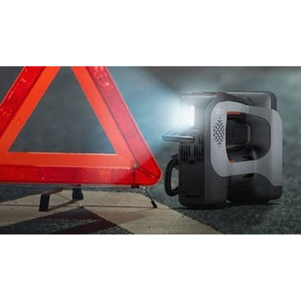 Акумуляторний компресор Litheli з ліхтарем, живлення від павербанку (УМБ Litheli Power Bank 20000 mA