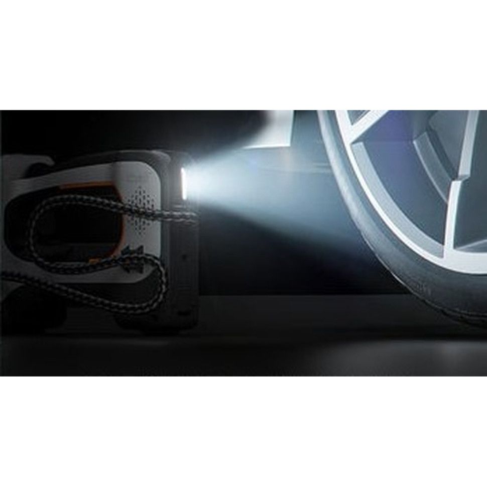 Акумуляторний компресор Litheli з ліхтарем, живлення від павербанку (УМБ Litheli Power Bank 20000 mA