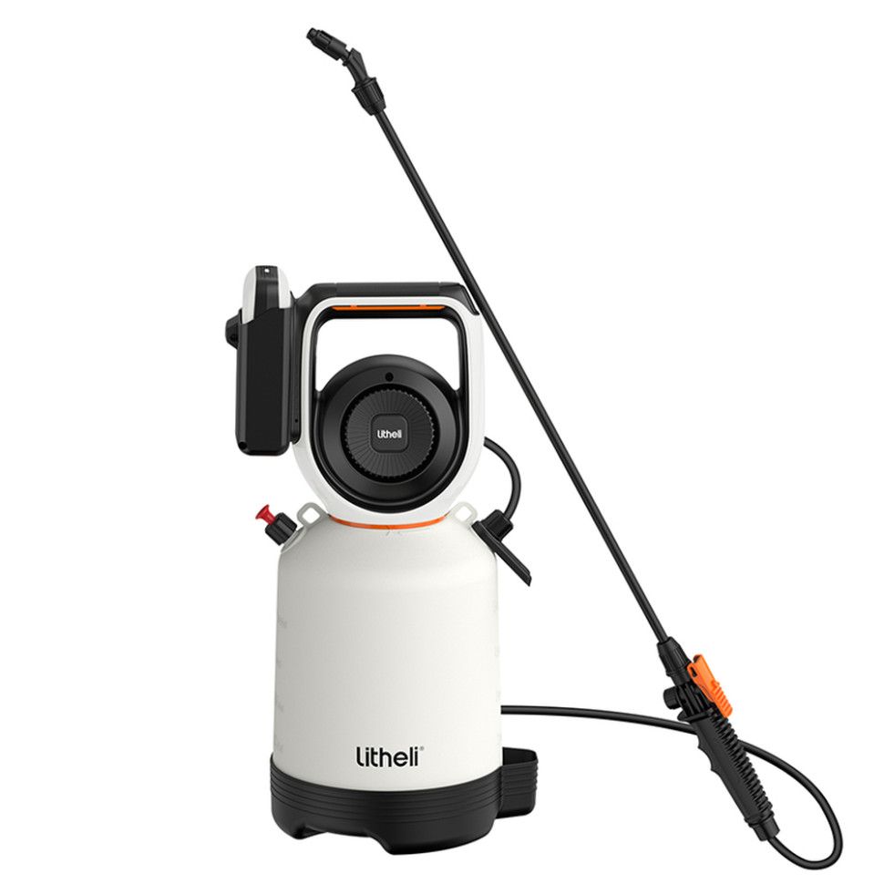 Акумуляторний обприскувач садовий Litheli, живлення від павербанку (УМБ Litheli Power Bank 10000 mAh