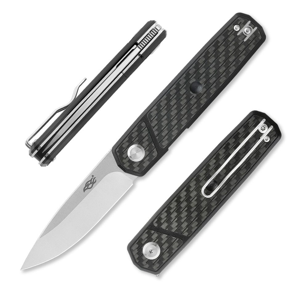 Нiж складаний Firebird FH927-CF чорний карбон