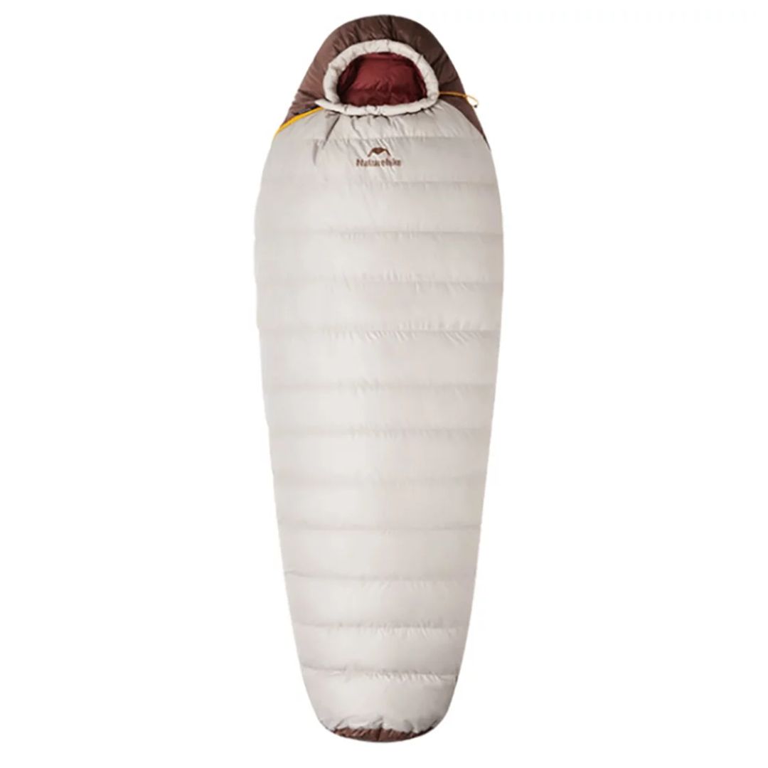 Спальник з натуральним пухом Naturehike Snowbird CNK2550WS014, M, коричневий