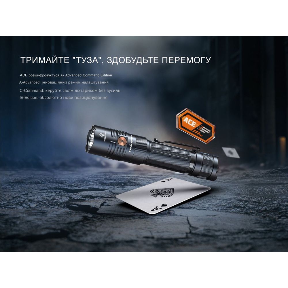 Ліхтар тактичний ручний Fenix PD36R ACE 3000 лм