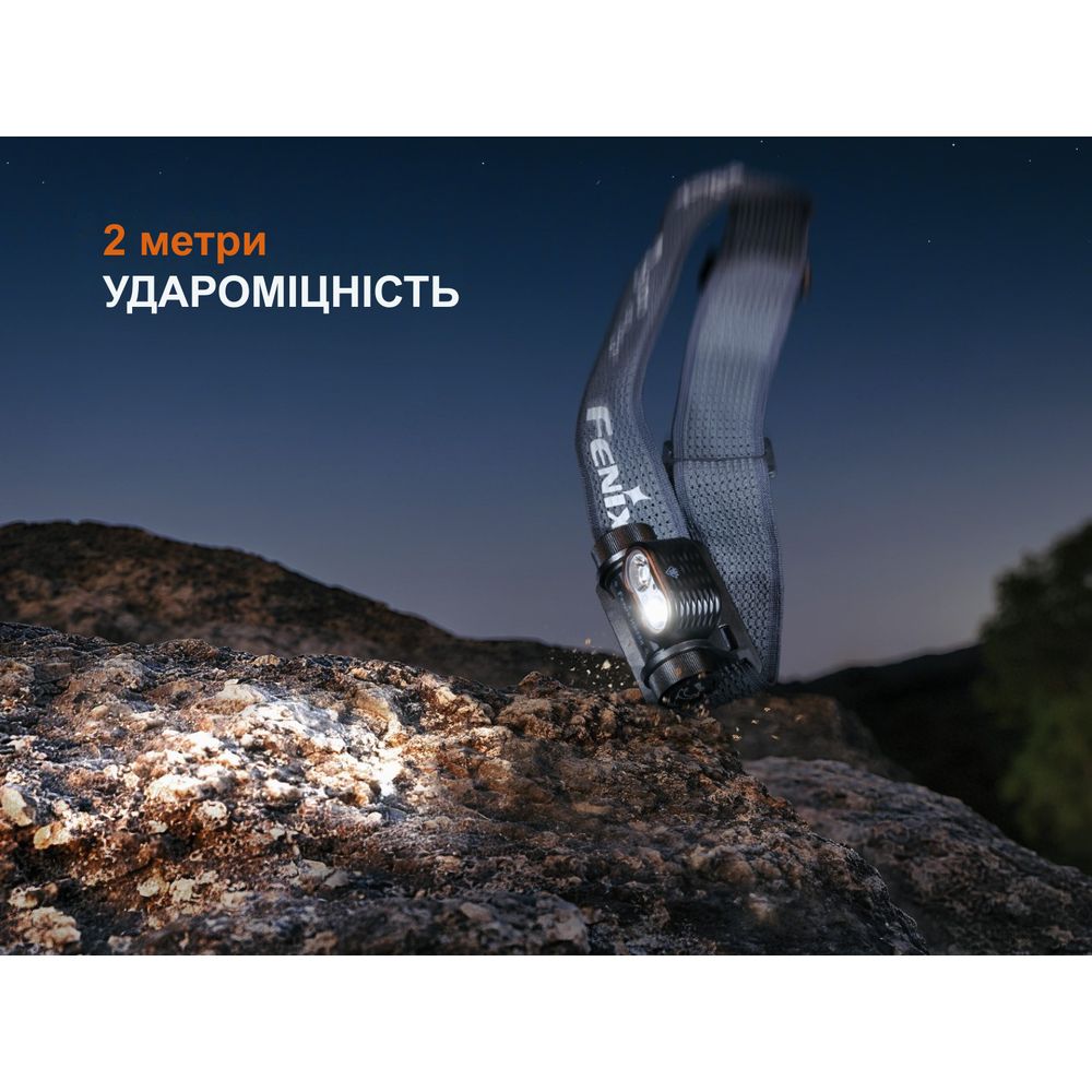 Ліхтар налобний Fenix HM55R, рожевий