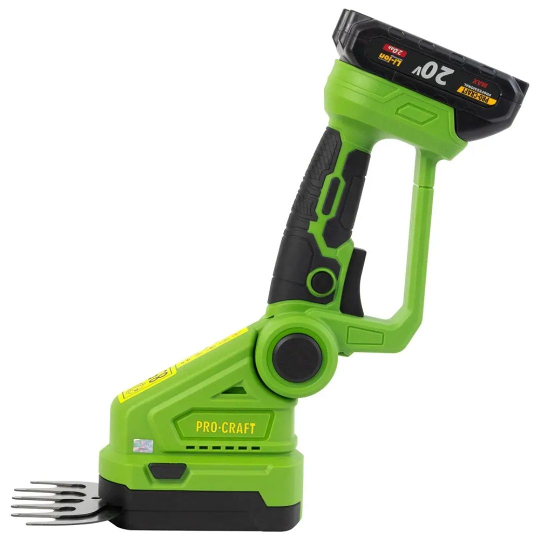 Підрізувач трави та кущоріз акумуляторний Procraft PGH2100 (1 акб)