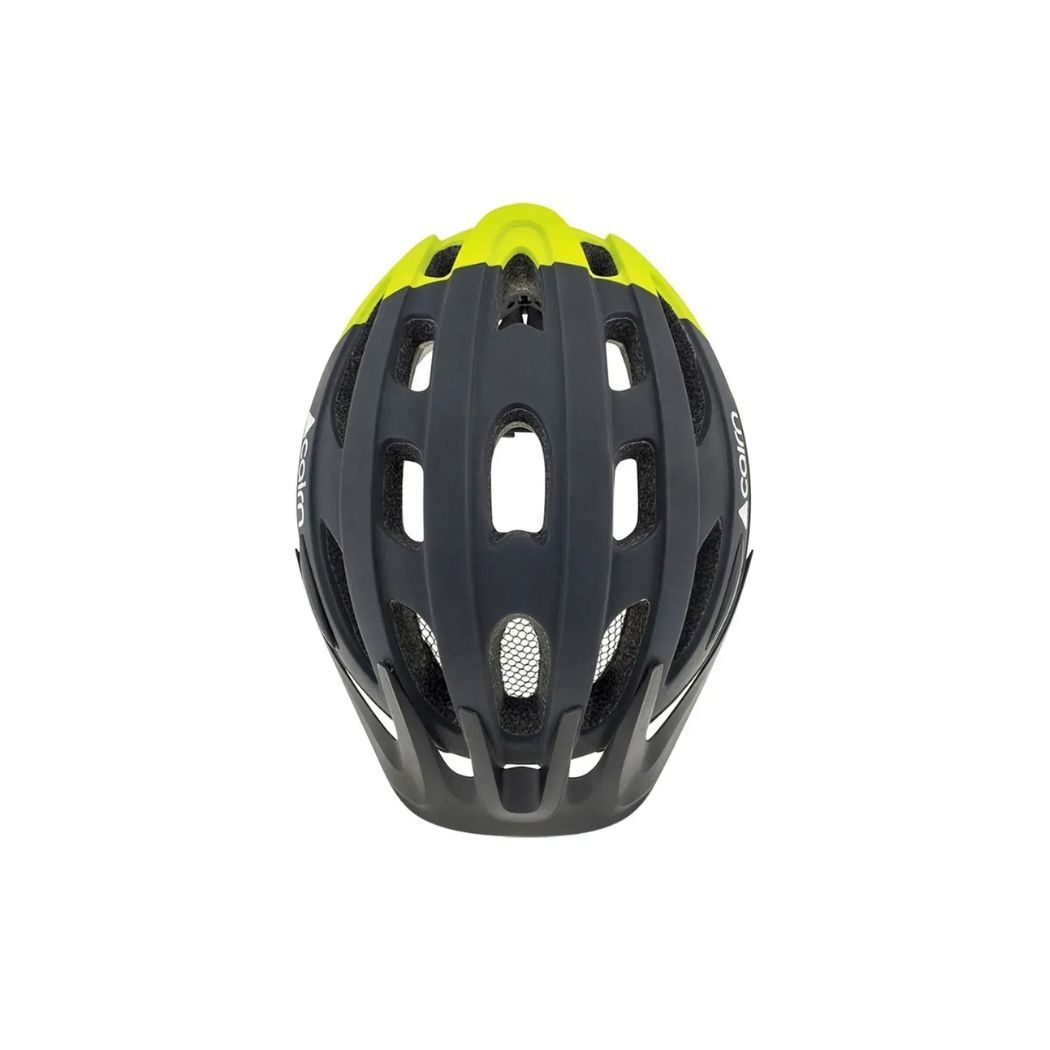 Cairn велошолом Fusion LED USB чорний-неоновий жовтий 59-62