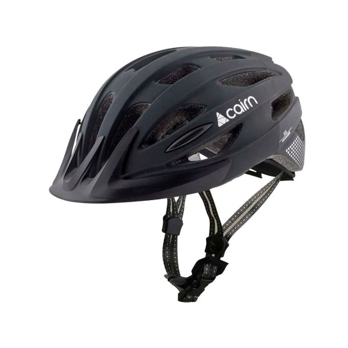 Cairn велошолом Fusion LED USB full black 55-59