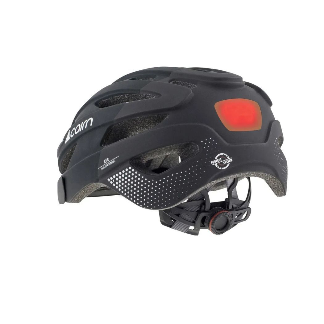 Cairn велошолом Fusion LED USB full black 55-59