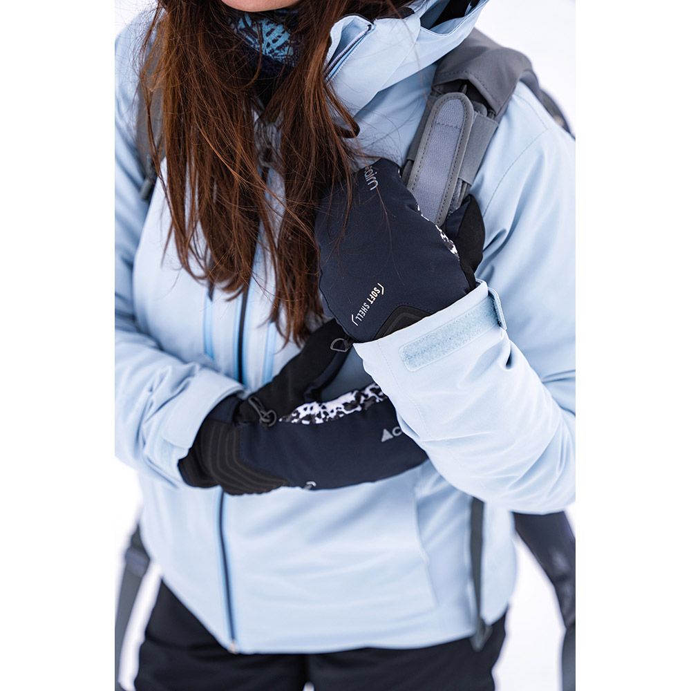 Cairn рукавички Elena W black-dark grey 6.5