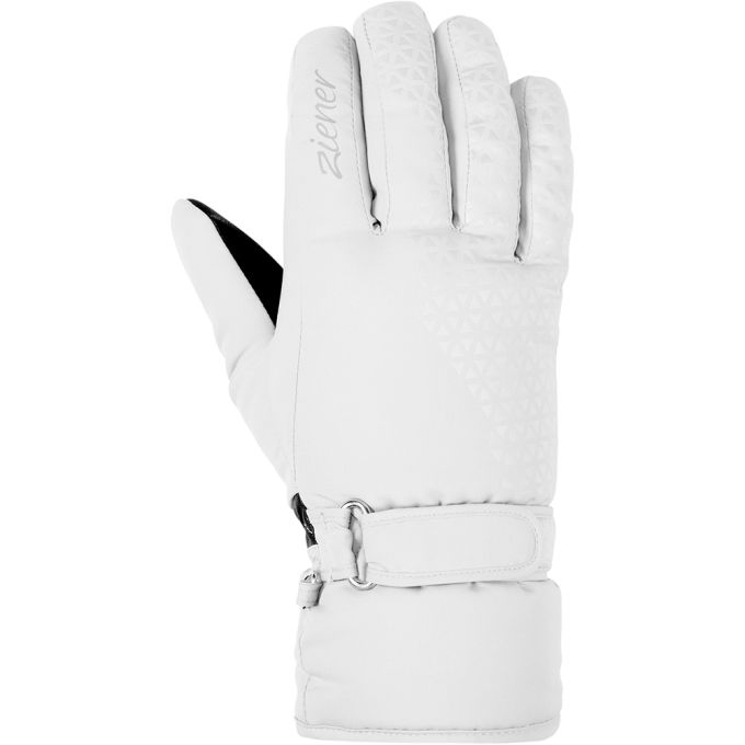 Ziener рукавички лижні Kisar W white 8