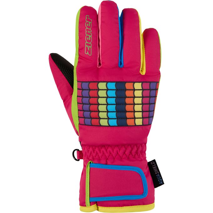 Ziener рукавички лижні Lamil Jr pop pink 7