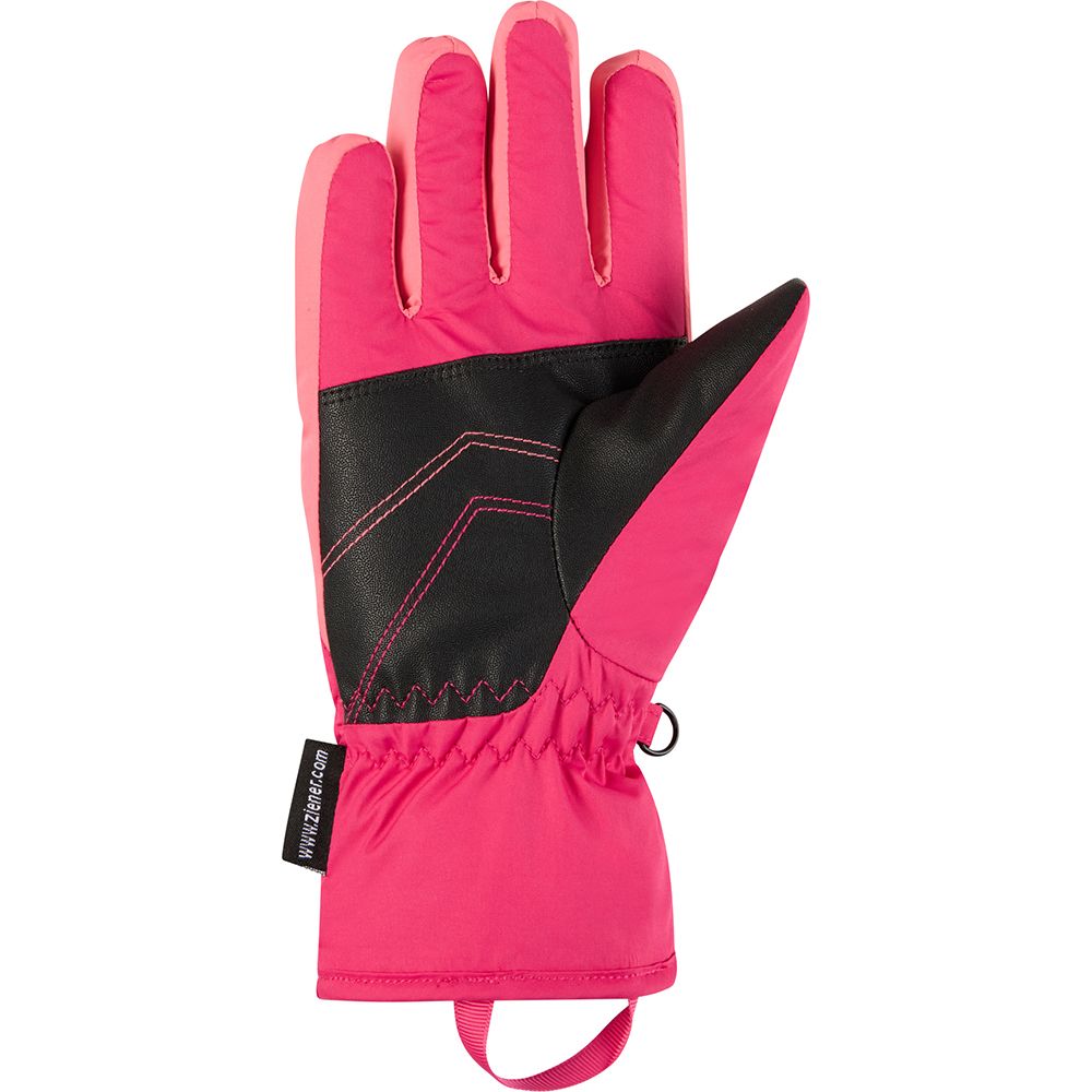Ziener рукавички лижні Lavivi Jr pop pink 5