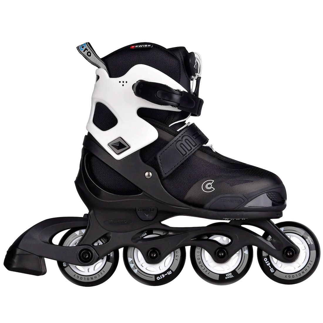 Мікро ролики Joy black-white 25-28