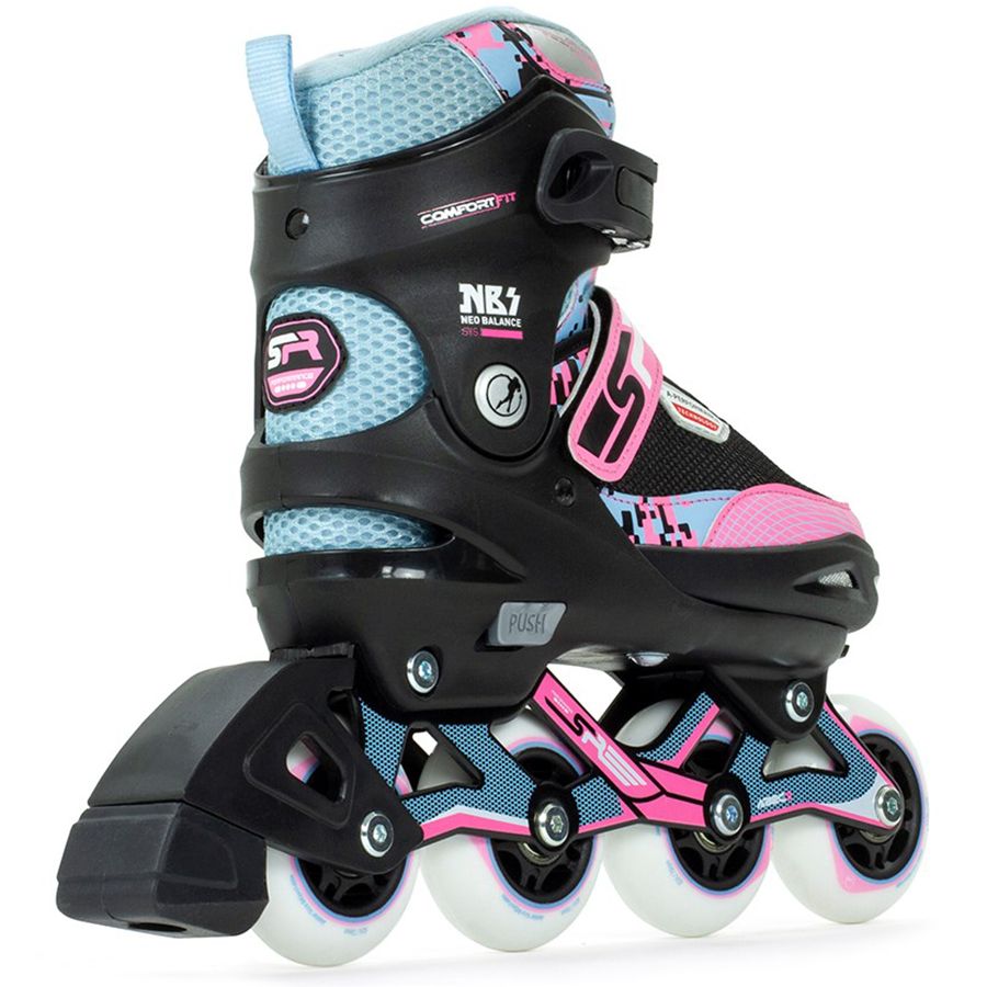 SFR ролики Pixel blue-pink 33-37