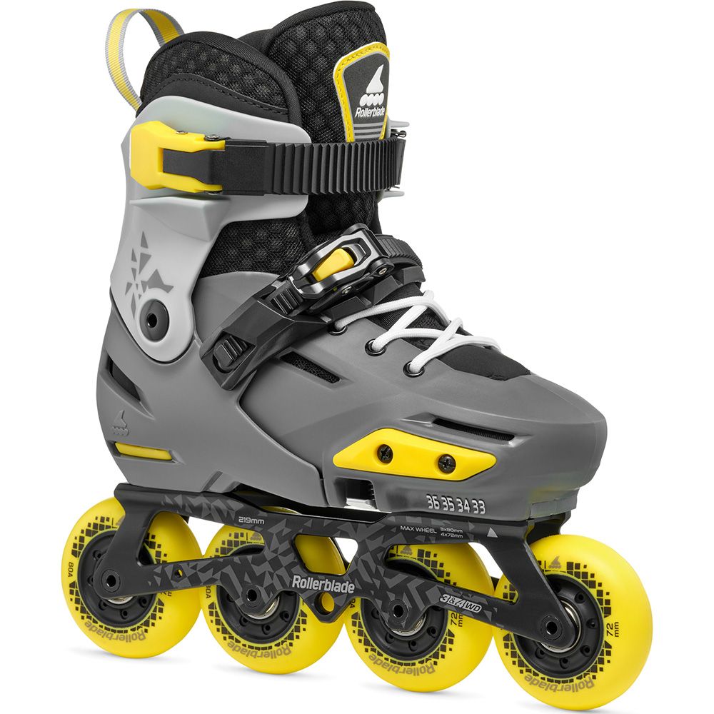 Rollerblade ролики Apex charcoal-yellow 29-32