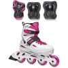 Rollerblade ролики Fury Combo white-pink 36.5-40.5