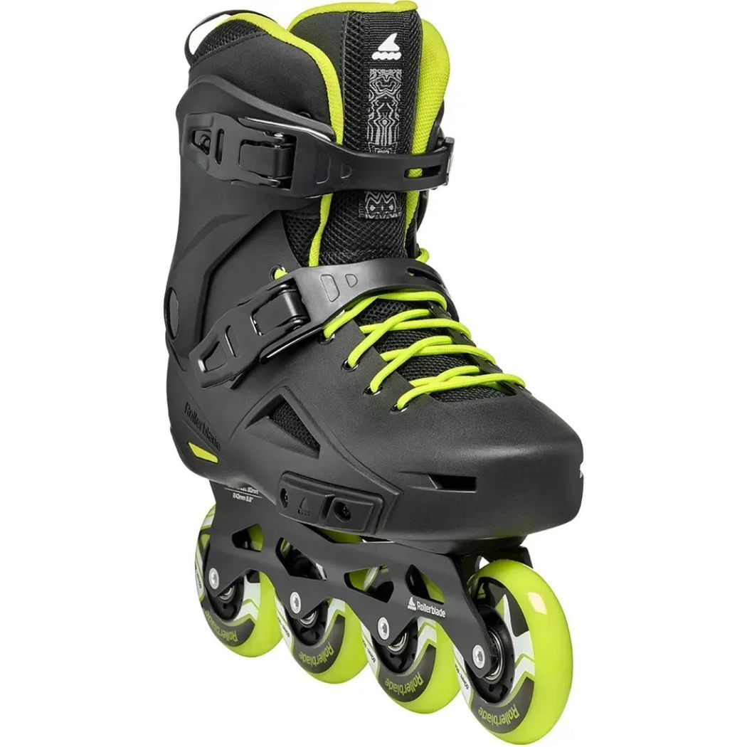Rollerblade ролики Lightning black-lime 270