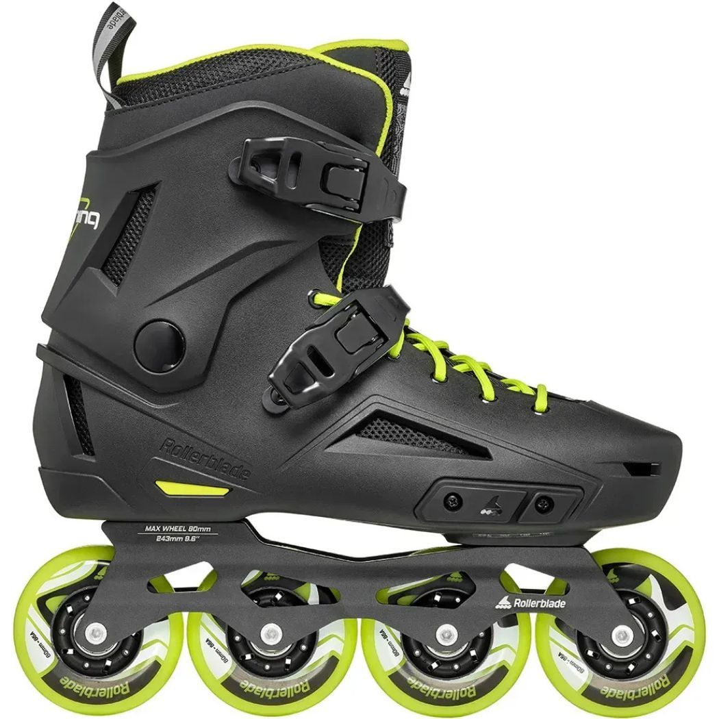 Rollerblade ролики Lightning black-lime 290
