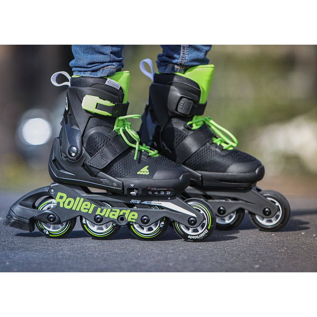 Rollerblade ролики Macroblade 80 2024 black-lime 290