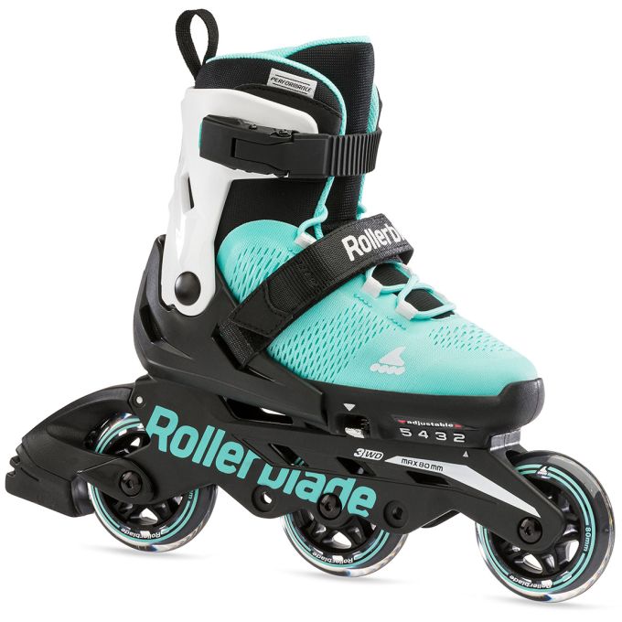 Rollerblade ролики Microblade 3WD aqua-white 28-32