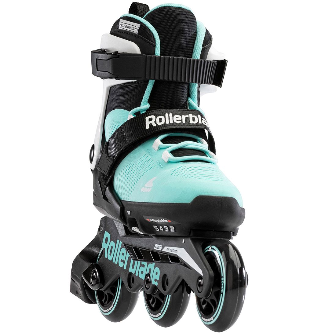 Rollerblade ролики Microblade 3WD aqua-white 33-36.5