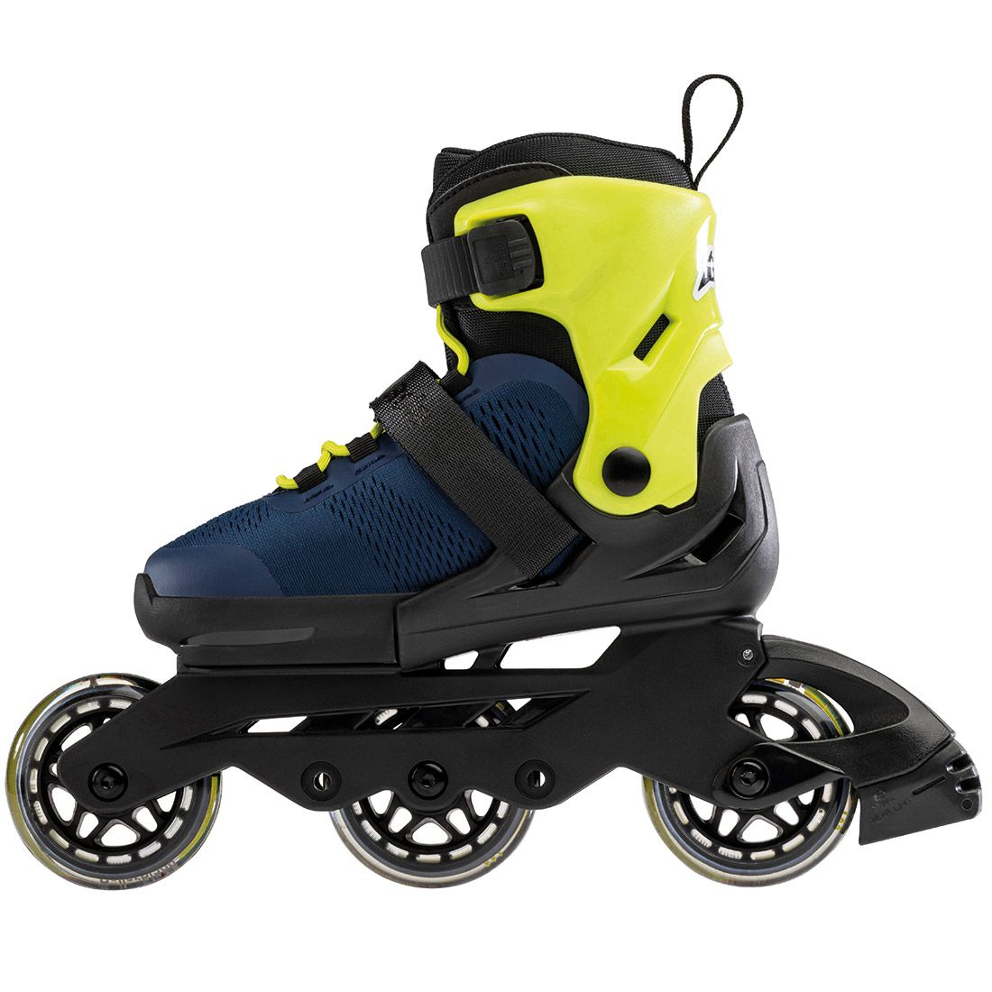 Rollerblade ролики Microblade 3WD blue royal-lime 33-36.5