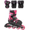Rollerblade ролики Microblade Combo black-pink 33-36.5